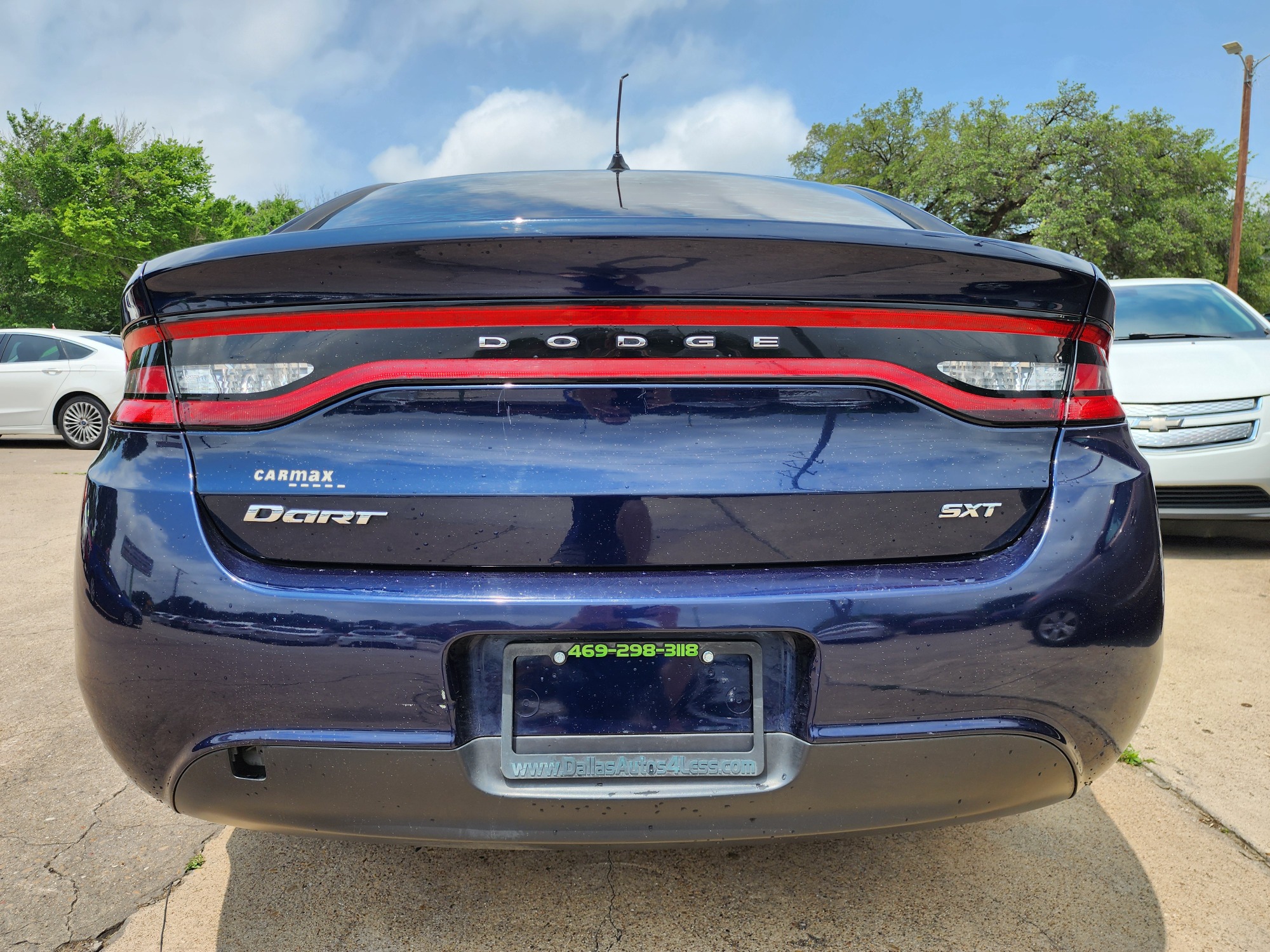 2015 BLUE /BLACK Dodge Dart SXT (1C3CDFBB7FD) with an 2.4L L4 DOHC 16V engine, AUTO transmission, located at 2660 S.Garland Avenue	, Garland, TX, 75041, (469) 298-3118, 32.885387, -96.656776 - Photo #4